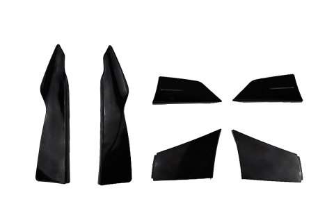 Canards BMW 3 F80 BMW 4 F82 BMW 4 F83 Black