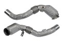Downpipe BMW F85 F86 X5M X6M S63 4.4 V8 200Cell Heat Shield