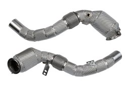 Downpipe BMW F85 F86 X5M X6M S63 4.4 V8 200Cell Heat Shield