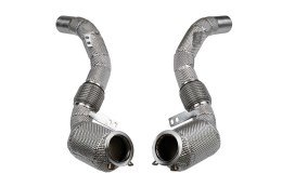 Downpipe BMW F85 F86 X5M X6M S63 4.4 V8 200Cell Heat Shield