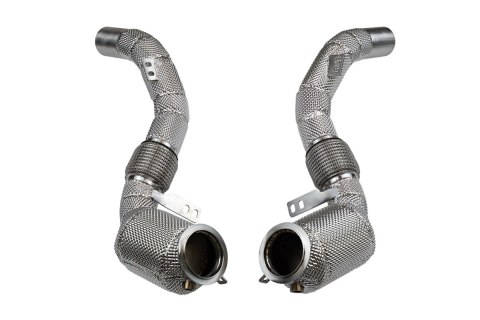 Downpipe BMW F85 F86 X5M X6M S63 4.4 V8 200Cell Heat Shield