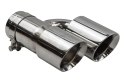 Końcówka Tłumika Typ:27 89mmx2 wejście 67mm Zestaw