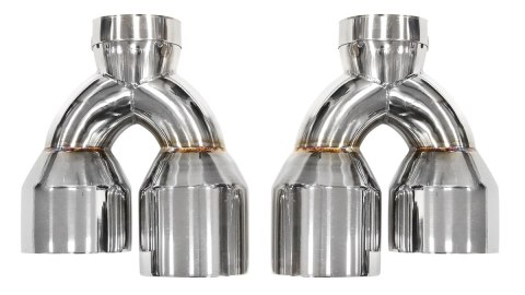 Końcówka Tłumika Typ:34 101mmx2 wejście 67mm Zestaw