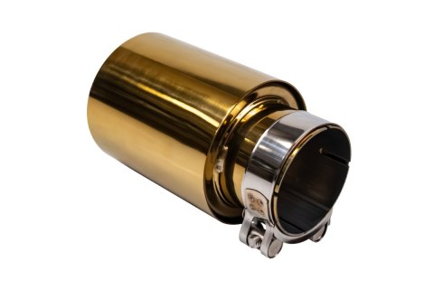 Końcówka Tłumika Typ:51 89mm wejście 70mm Gold Satin