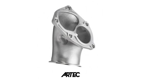 Mitsubishi Lancer Evo 4-9 4G63 3.5" Cast Outlet O2 Housing Dump Pipe