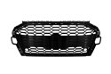 Grill Audi A4 B9 Facelift Gloss Black PDC