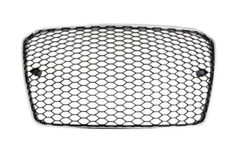 Zderzak przedni + Grill Chrom-Czarny Audi A5 8T 13-16 RS5 Style