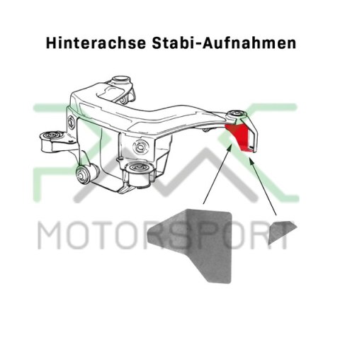 Wzmocnienie BMW 3 E36 Nadwozie Zestaw
