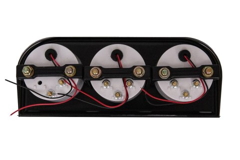 Zestaw wskaźników KET 3w1 Volt, Water Temp, Oil Press