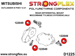 Tuleja tylnego dyferencjału - Mitsubishi Outlander