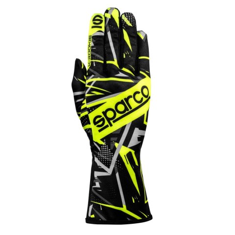 Rękawice kartingowe Sparco K-ROOKIE R.XL (12) Czarno / Żółty