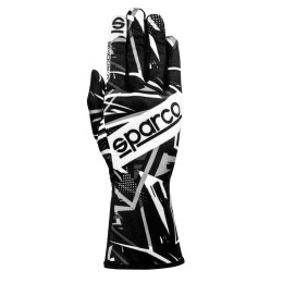 Rękawice kartingowe Sparco K-ROOKIE R.XXL (13) Czarno / Biały