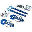 Zapinki kołkowe Sparco Czerwony - aluminium