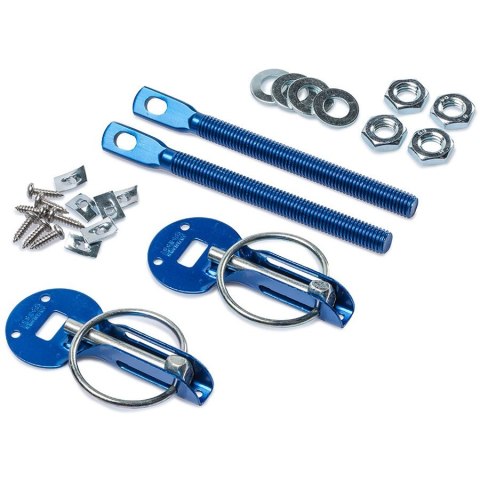 Zapinki kołkowe Sparco Niebieski - aluminium