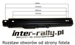 Szyny fotela uniwersalne Sparco ECO