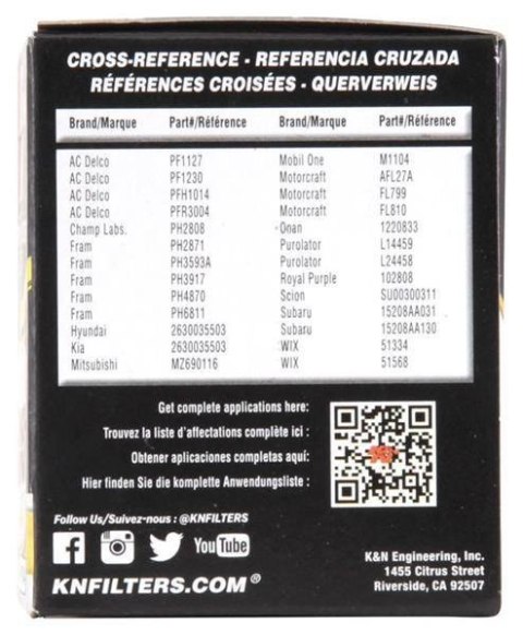 Filtr oleju K&N HP-1004