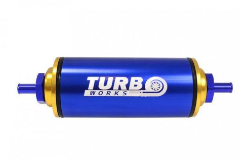 Filtr paliwa TurboWorks 8,6mm Niebieski