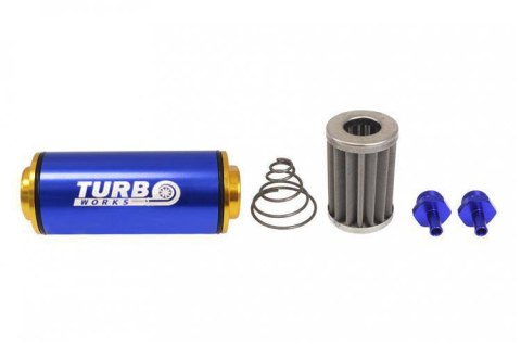 Filtr paliwa TurboWorks 8,6mm Niebieski