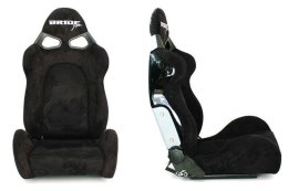 Fotel Sportowy CUGA Zamsz Bride Czarny