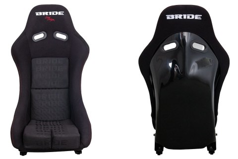 Fotel sportowy GTR Welur Bride Czarny