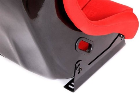 Fotel sportowy GTR Welur Bride Czerwony