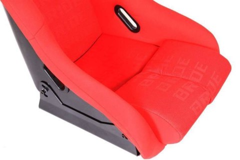 Fotel sportowy GTR Welur Bride Czerwony