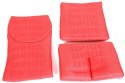 Fotel sportowy LOW MAX K608 Welur Bride Czerwony