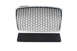 Grill Audi A4 B7 RS-Style Silver-Black