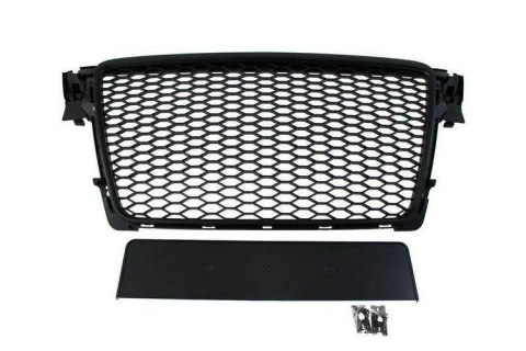 Grill Audi A4 B8 RS-Style Black PDC