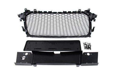 Grill Audi A4 B8 RS-Style Silver-Black PDC