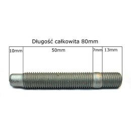 Kuta szpilka wkręcana M12x1,25 80mm