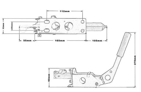 Hamulec ręczny hydrauliczny Black