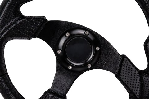 Kierownica Pro 330mm offset:0mm Skóra Black