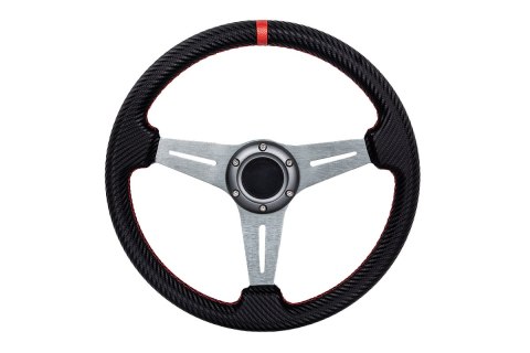 Kierownica Pro 350mm offset:20mm Carbon Red
