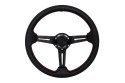 Kierownica Pro 350mm offset:40mm Skóra Black