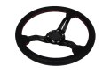 Kierownica Pro 350mm offset:60mm Skóra Black