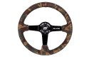 Kierownica SLIDE 350mm offset:80mm Zamsz Camo