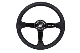 Kierownica SLIDE 350mm offset:90mm Carbon Black