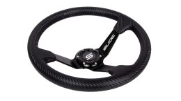 Kierownica SLIDE 350mm offset:90mm Carbon Black