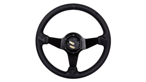 Kierownica SLIDE 350mm offset:90mm Carbon Black