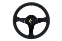 Kierownica SLIDE 350mm offset:90mm Skóra Black