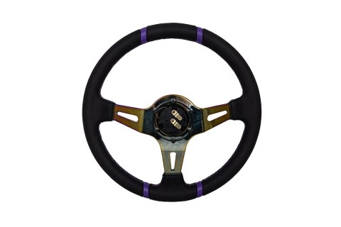 Kierownica SLIDE 350mm offset:90mm Skóra NeoChrome