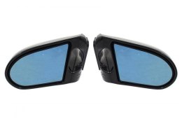 Lusterka Uniwersalne ZERO Black Manual Blue Glass