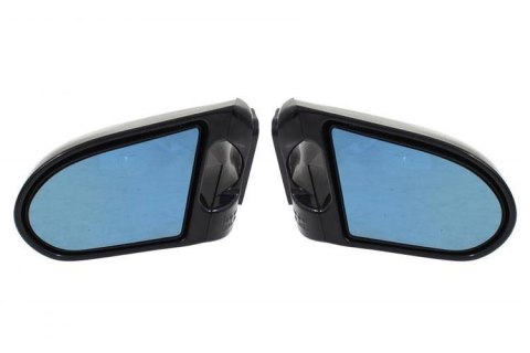 Lusterka Uniwersalne ZERO Black Manual Blue Glass