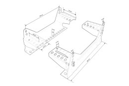 Mocowanie fotela sportowego dolne FIA