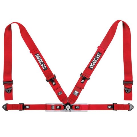 Pasy Sparco SPORT H-4 Czerwony