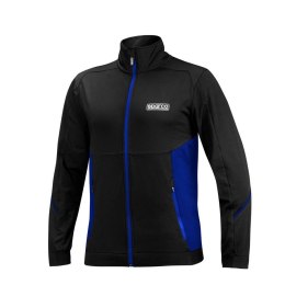 Bluza Sparco Full Zip R.M Czarno / Niebieski