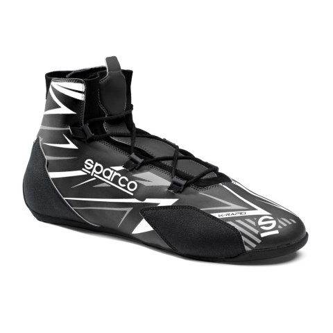 Buty kartingowe Sparco K-Rapid - sznurowane R.40 Czarno / Żółty