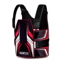Kamizelka ochronna Sparco K-Track Protector R.XXS (80-84cm) Czarno / Czerwony