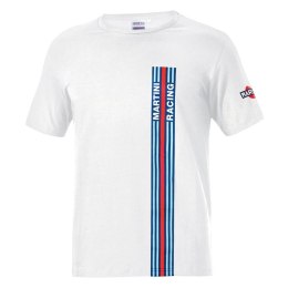 T-Shirt Sparco Big Stripes Martini Racing R.XXXL Biały